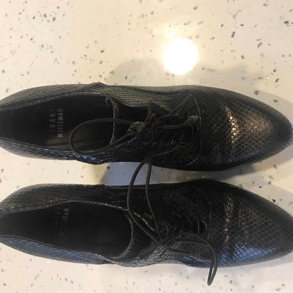 Stuart Weitzman heel oxford